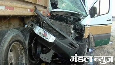 ambulance-truck-accident-amravati-mandal