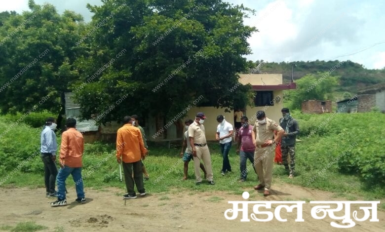 Murder in Mangaldham Colony-amravati-mandal