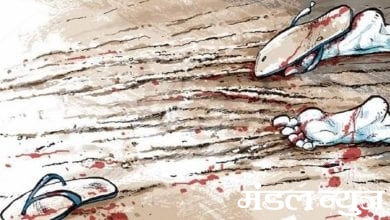 a boy killed by driver amravati mandal