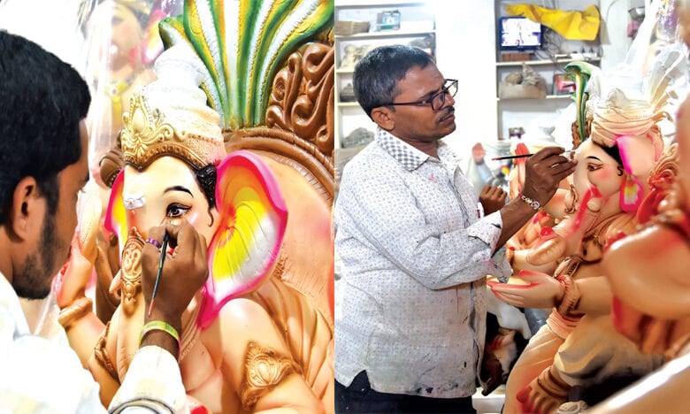 ganapati-decoration-amravati-mandal