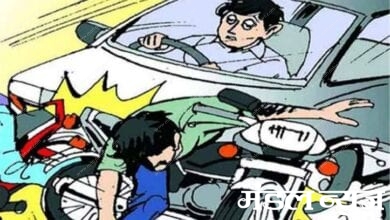 car-bike-Accident-amravati-mandal