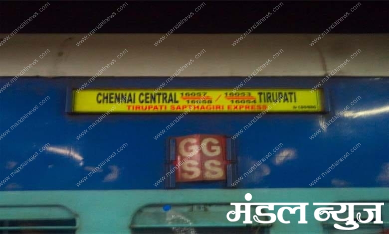 Tirupati-Express-Amravati-Mandal