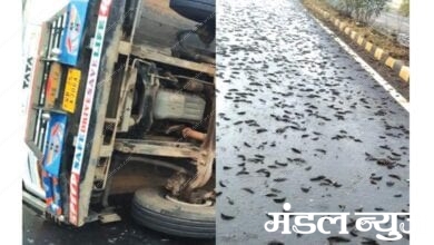 truck-overturned-amravati-mandal