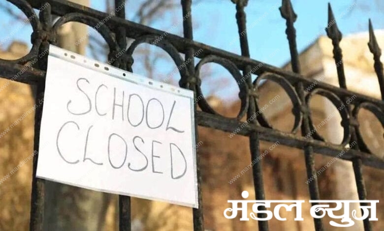 School-Closed-Amravati-Mandal