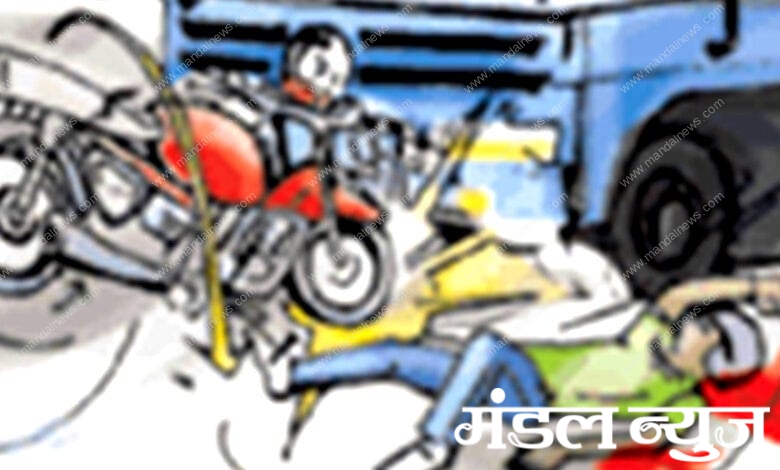 दुपहिया दुर्घटना में एक की मौत, एक जख्मी - Mandal News