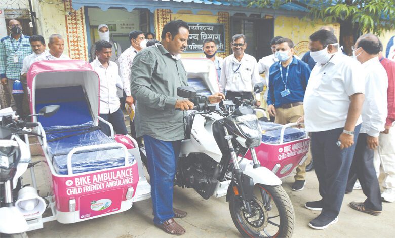 Bike-Ambulance-Amravati-Mandal