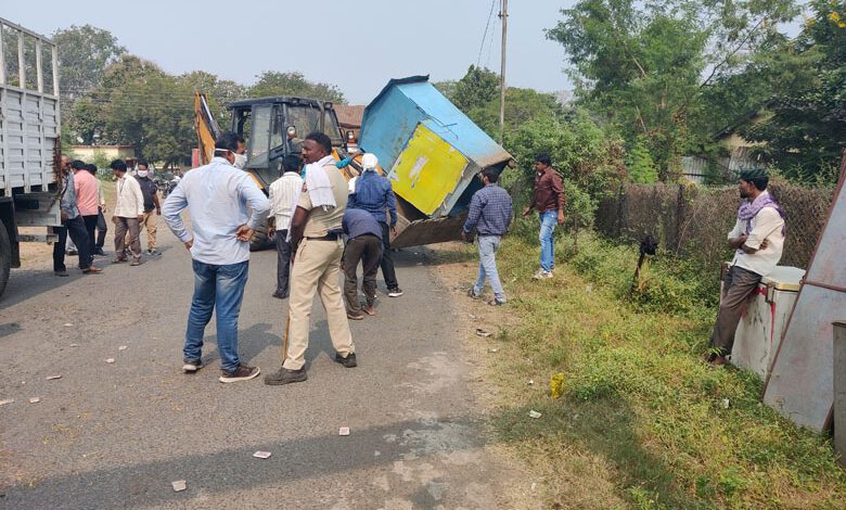 Encroachment removed from Badnera area