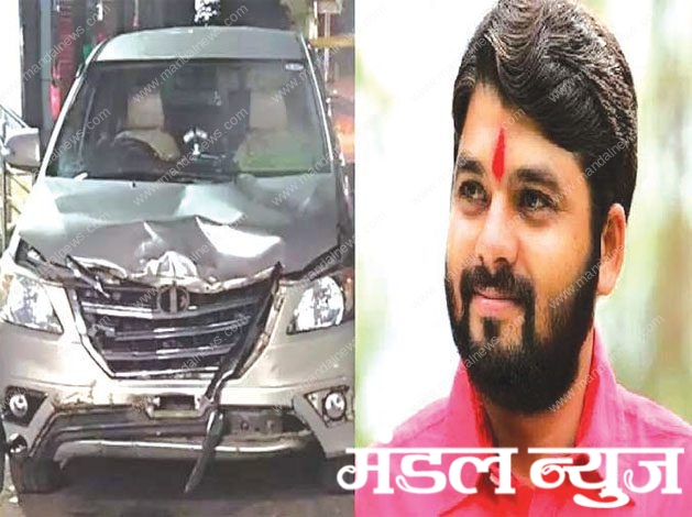 Tupkar vehcile crashed-Amravati-Mandal