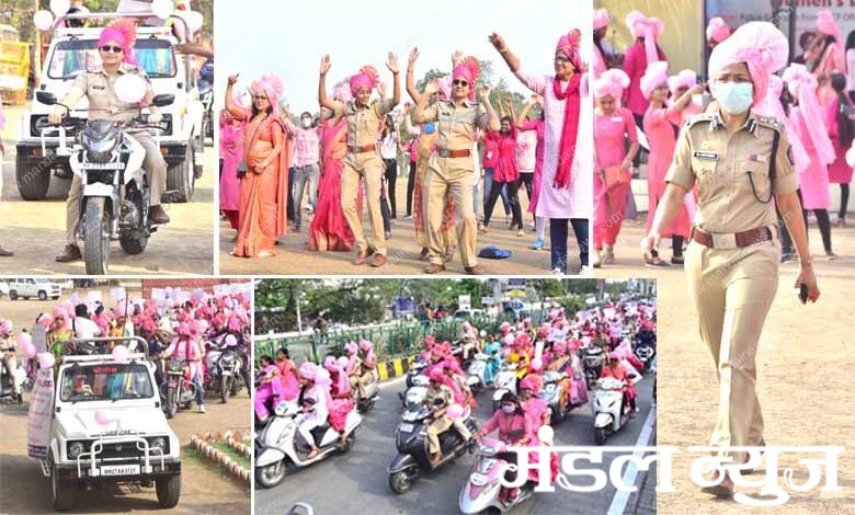 Women's-Bike-Rally-amravati-mandal